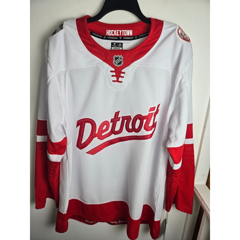 Detroit Red Wings Fanatics 2025 Stadium Series Premium Away Jersey Mens 54 (XL)